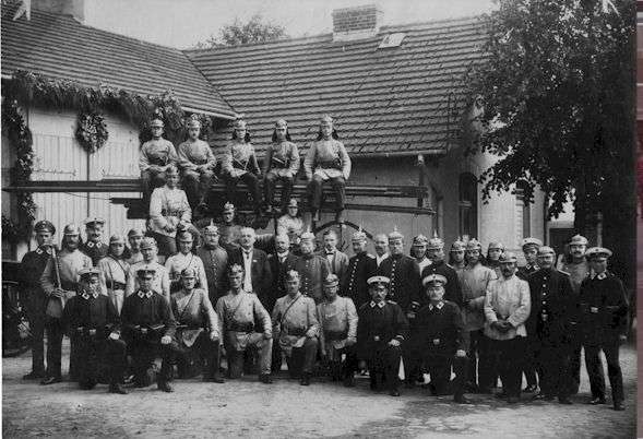Gerätehaus der freiwilligen feuerwehr Bornim um 1900